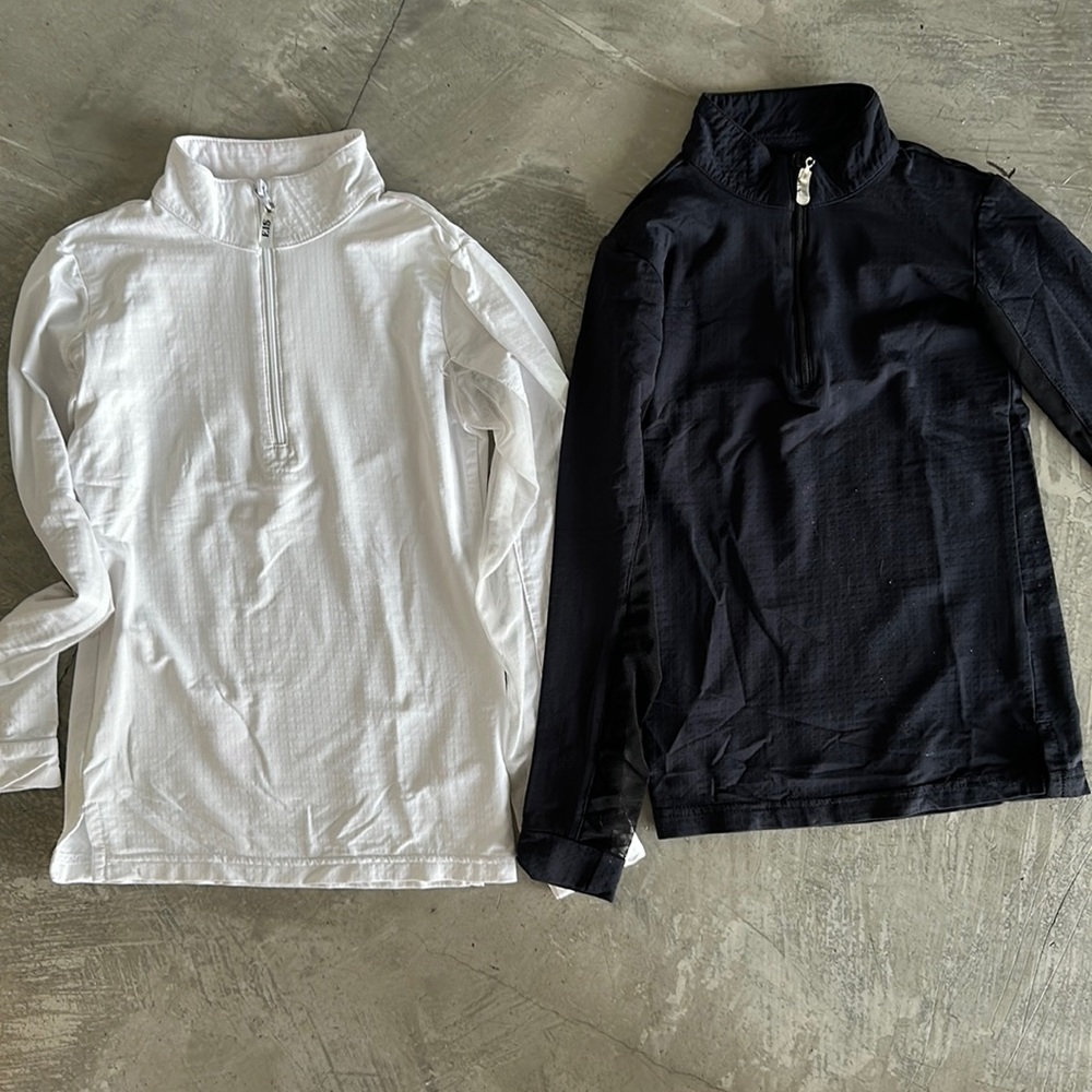 EIS sun shirt  black and white with transparency